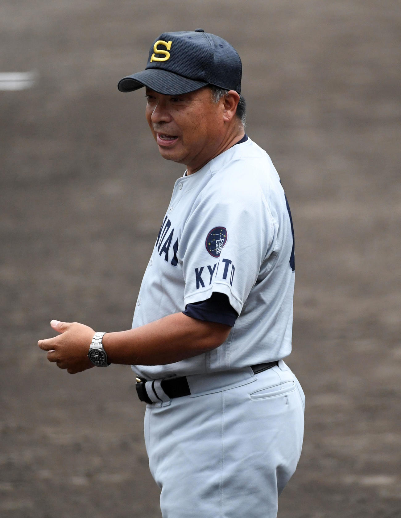 京産大・勝村法彦監督（2020年9月24日）