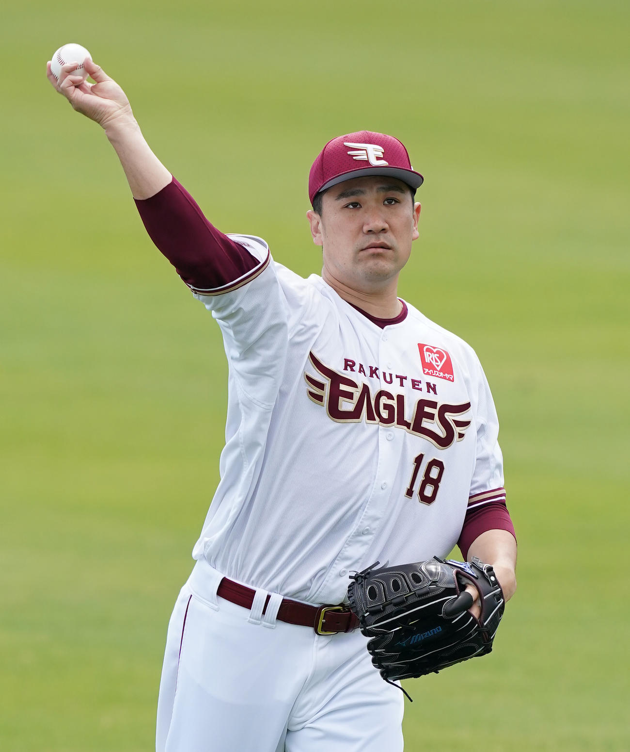 楽天田中将大（2021年2月20日撮影）