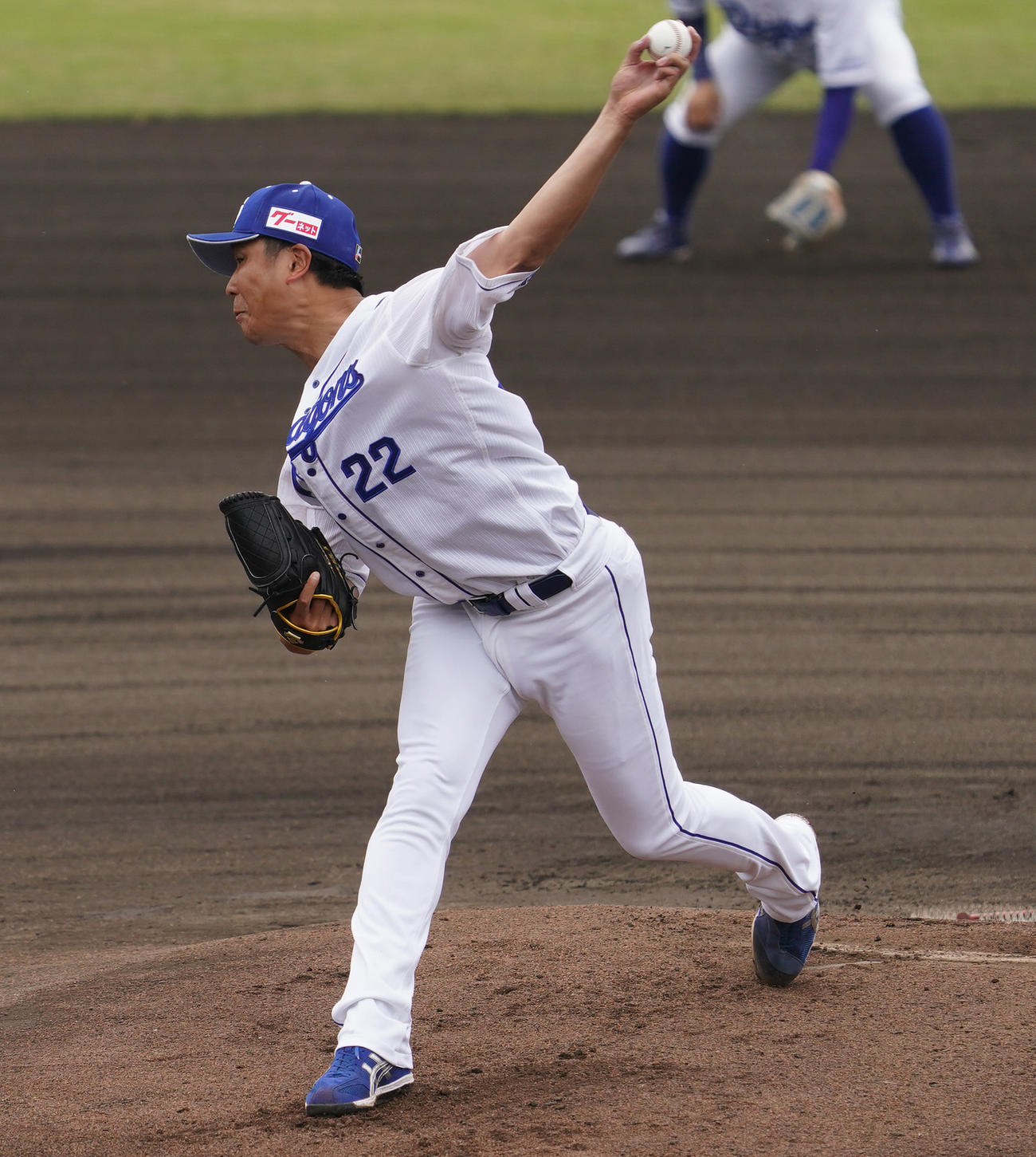 練習試合　中日対阪神　中日の先発大野雄大（撮影・清水貴仁）