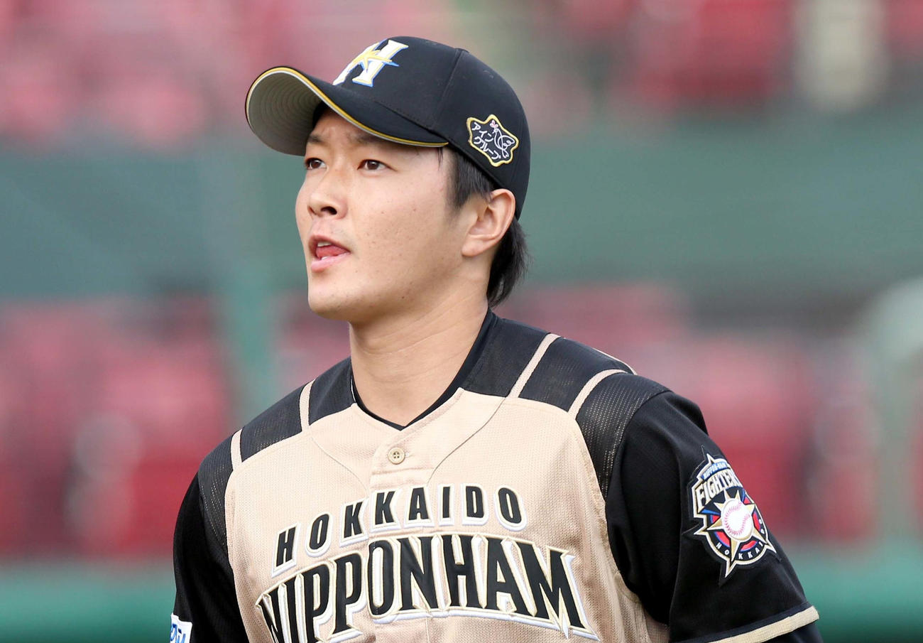 日本ハム玉井大翔（2020年6月27日撮影）