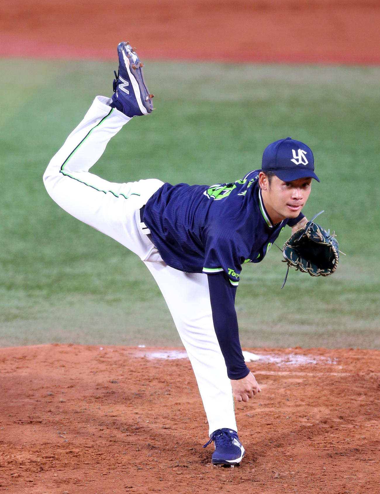 ヤクルト小川泰弘（2020年8月15日撮影）