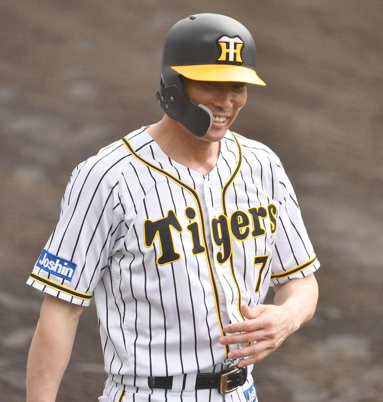 阪神糸井嘉男（2021年2月13日撮影）