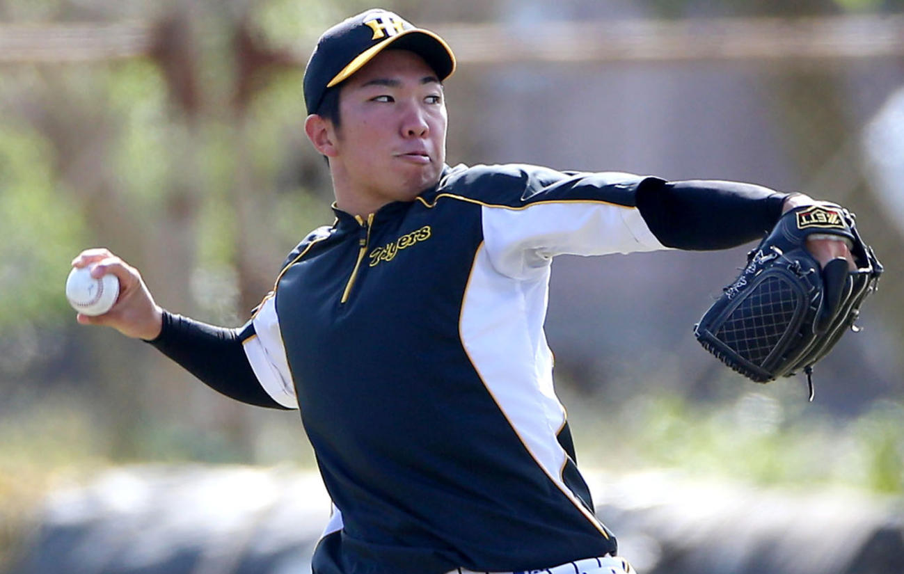 阪神石井大智（2021年3月1日撮影）