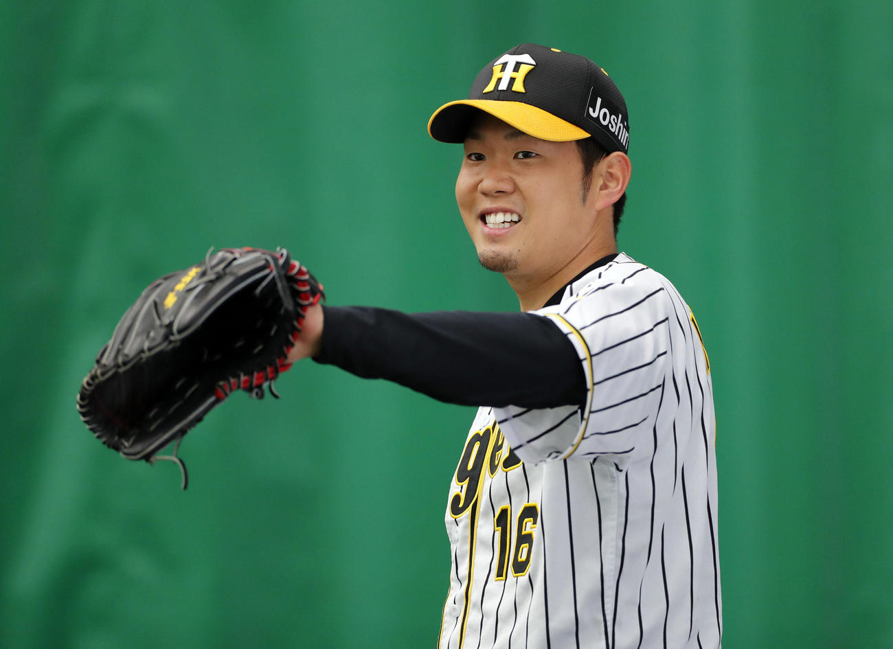 阪神西勇輝（2021年2月18日撮影）