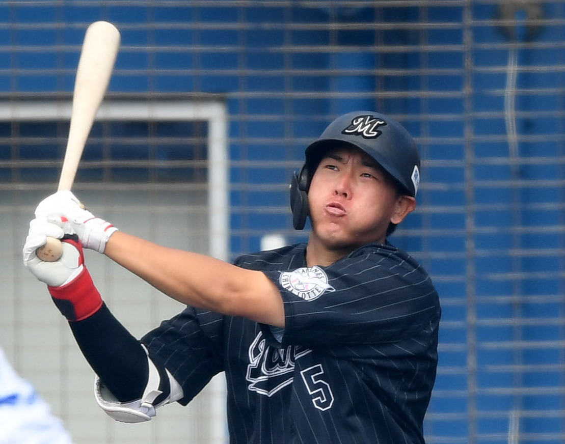 ロッテ安田尚憲（2021年2月21日）