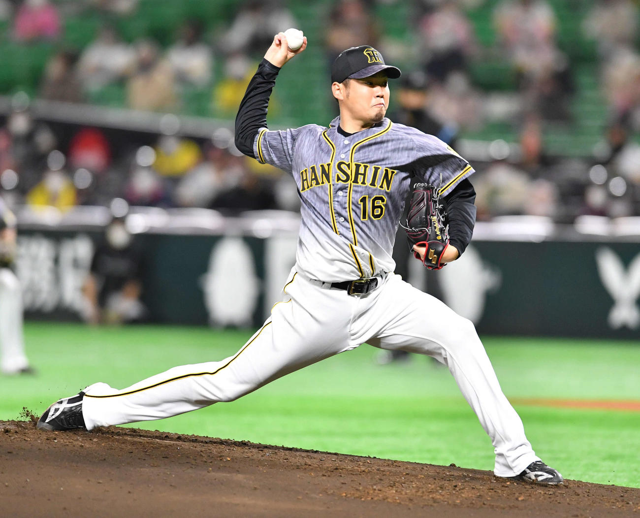 ソフトバンク対阪神　阪神先発の西勇輝（撮影・岩下翔太）