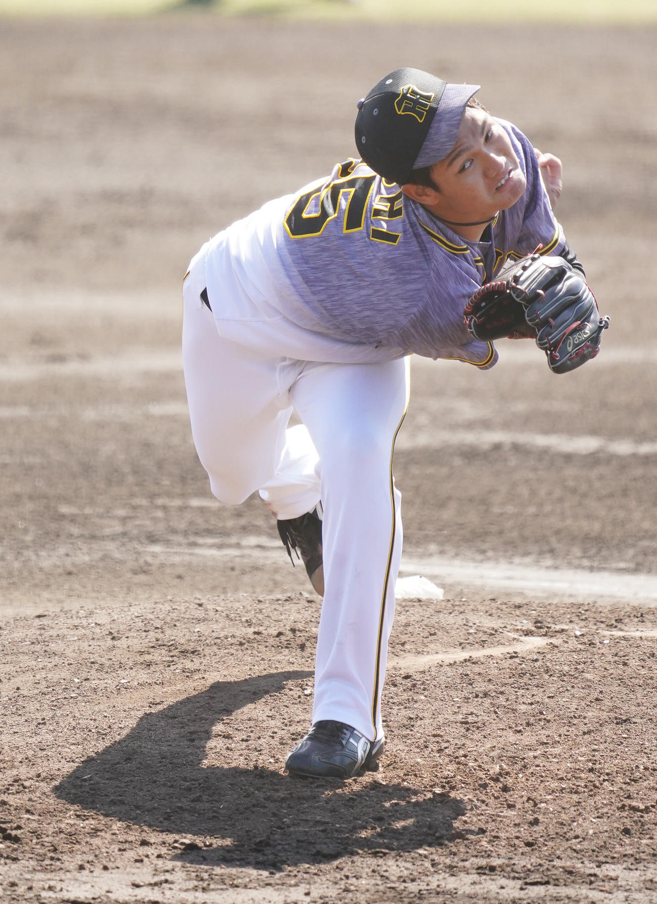 阪神西純矢（2021年2月20日撮影）