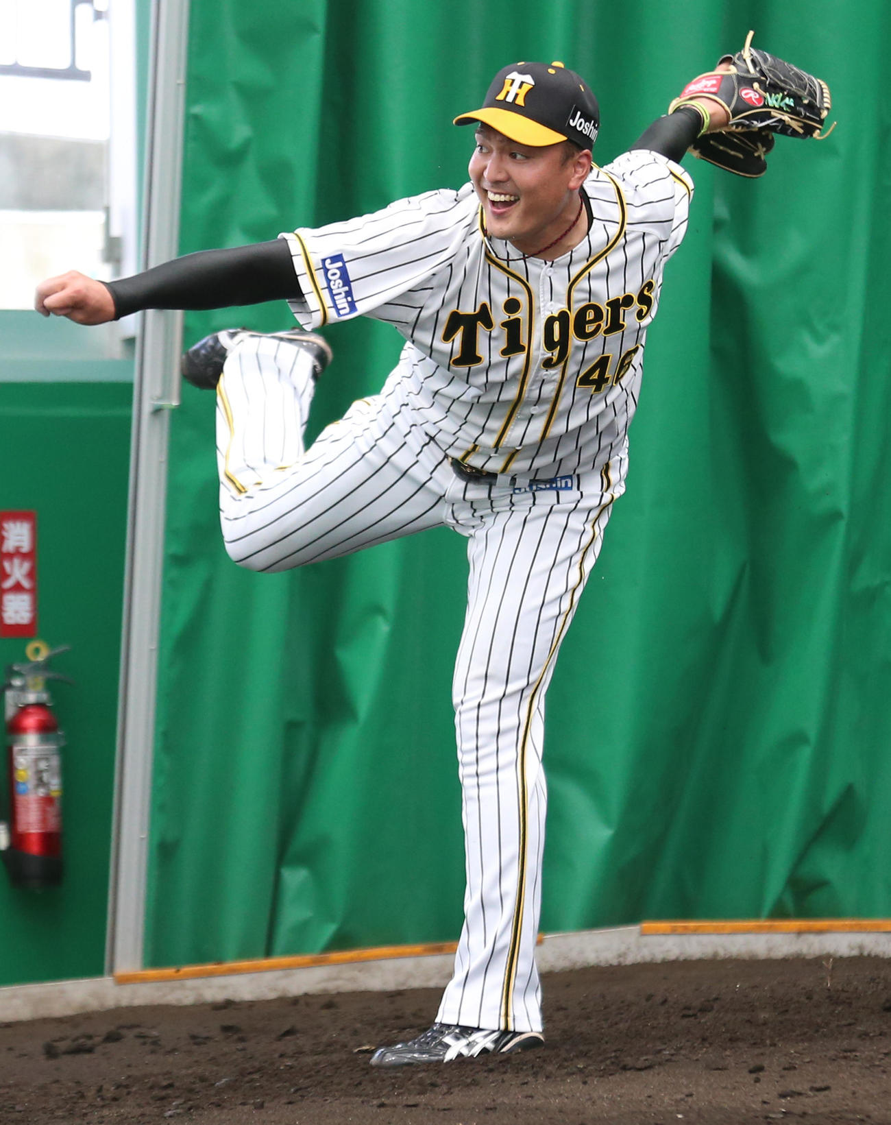 阪神秋山拓巳（2021年3月1日撮影）