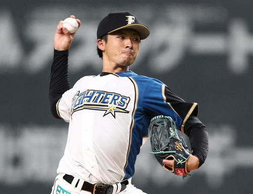3日の西武戦に登板した日本ハム上沢