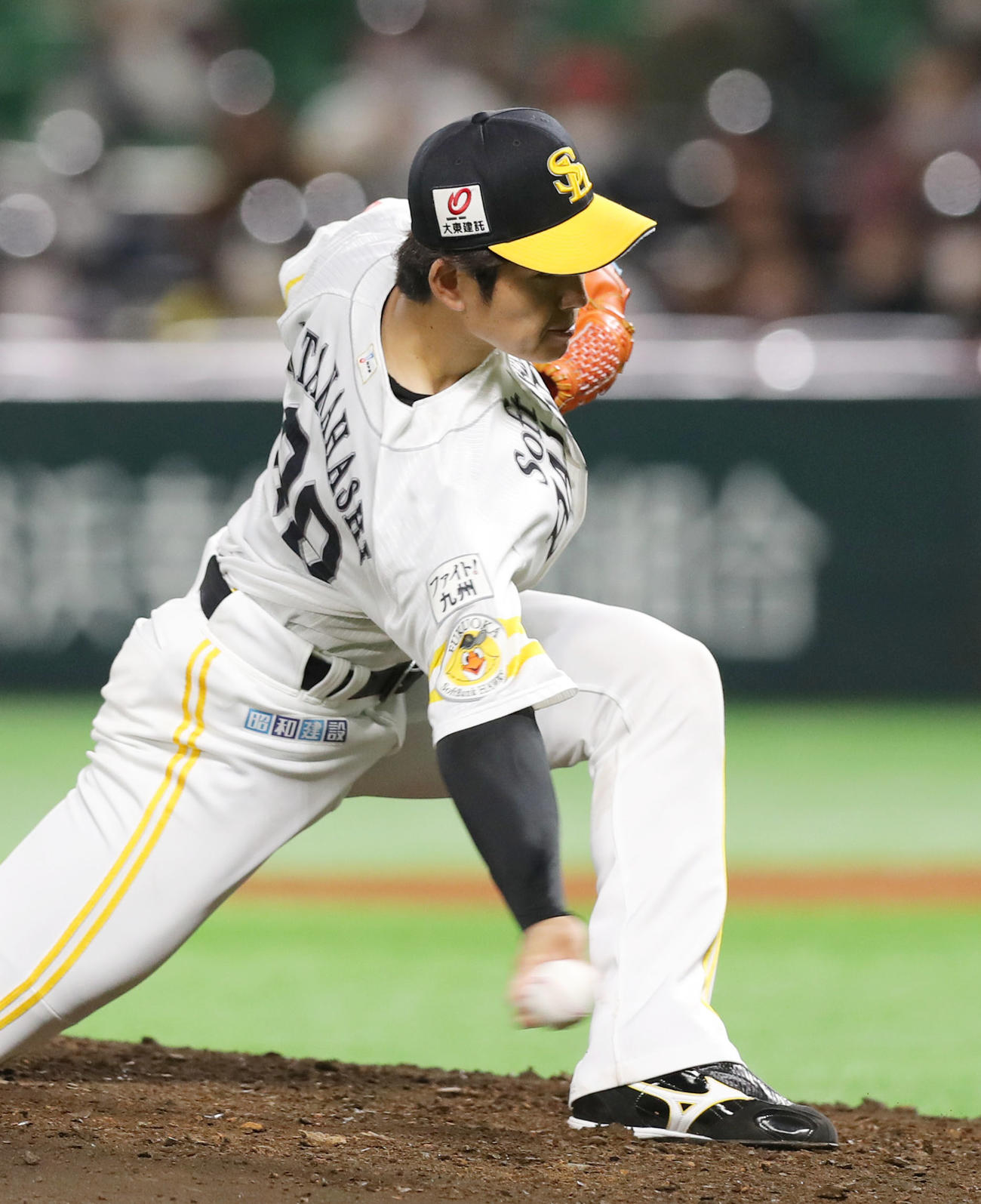 ソフトバンク対阪神　ソフトバンク先発の高橋礼（撮影・前田充）