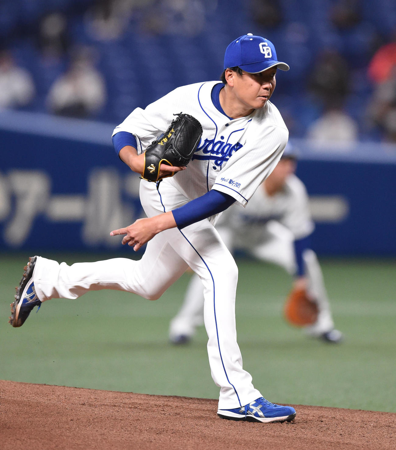 オープン戦・中日対楽天　中日先発の大野雄大（撮影・森本幸一）