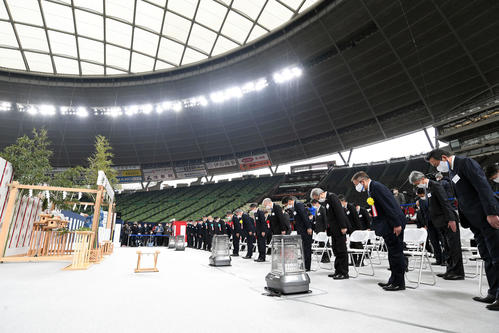 メットライフドームの改修計画の竣工式（撮影・滝沢徹郎）