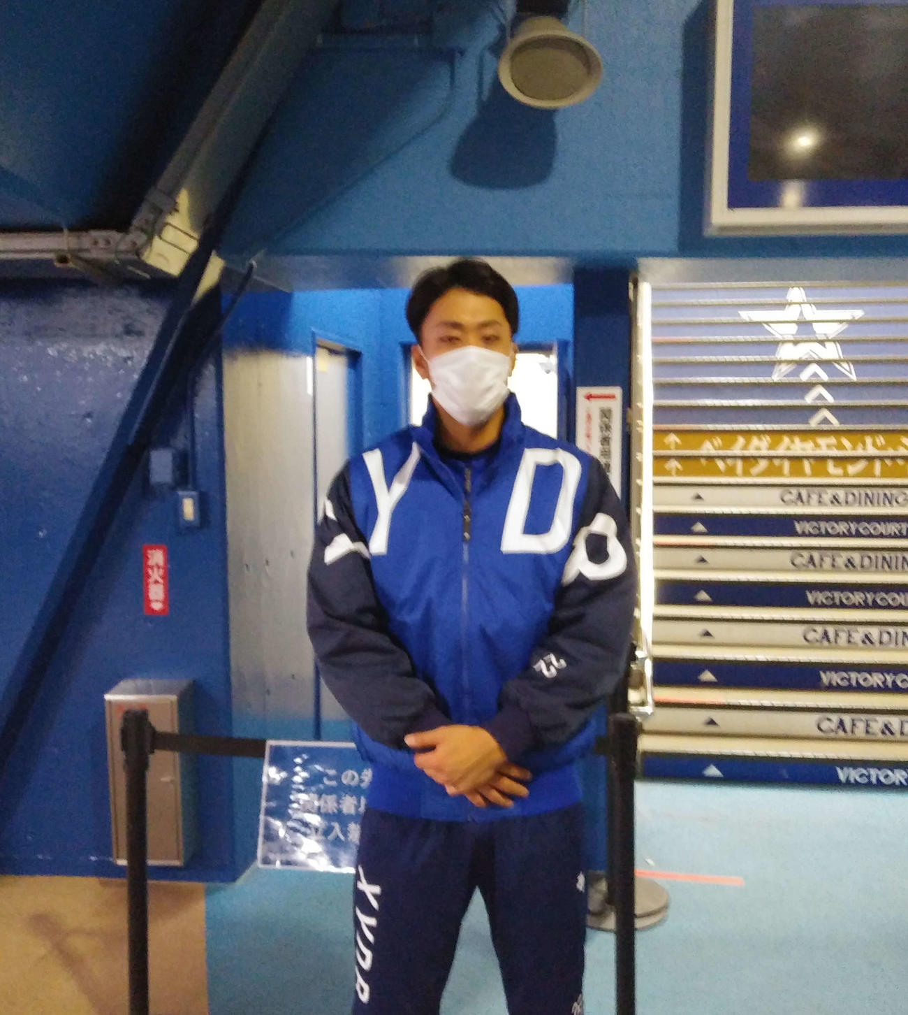 横浜スタジアムで練習を行ったDeNA入江。10日の日本ハム戦で登板予定だ