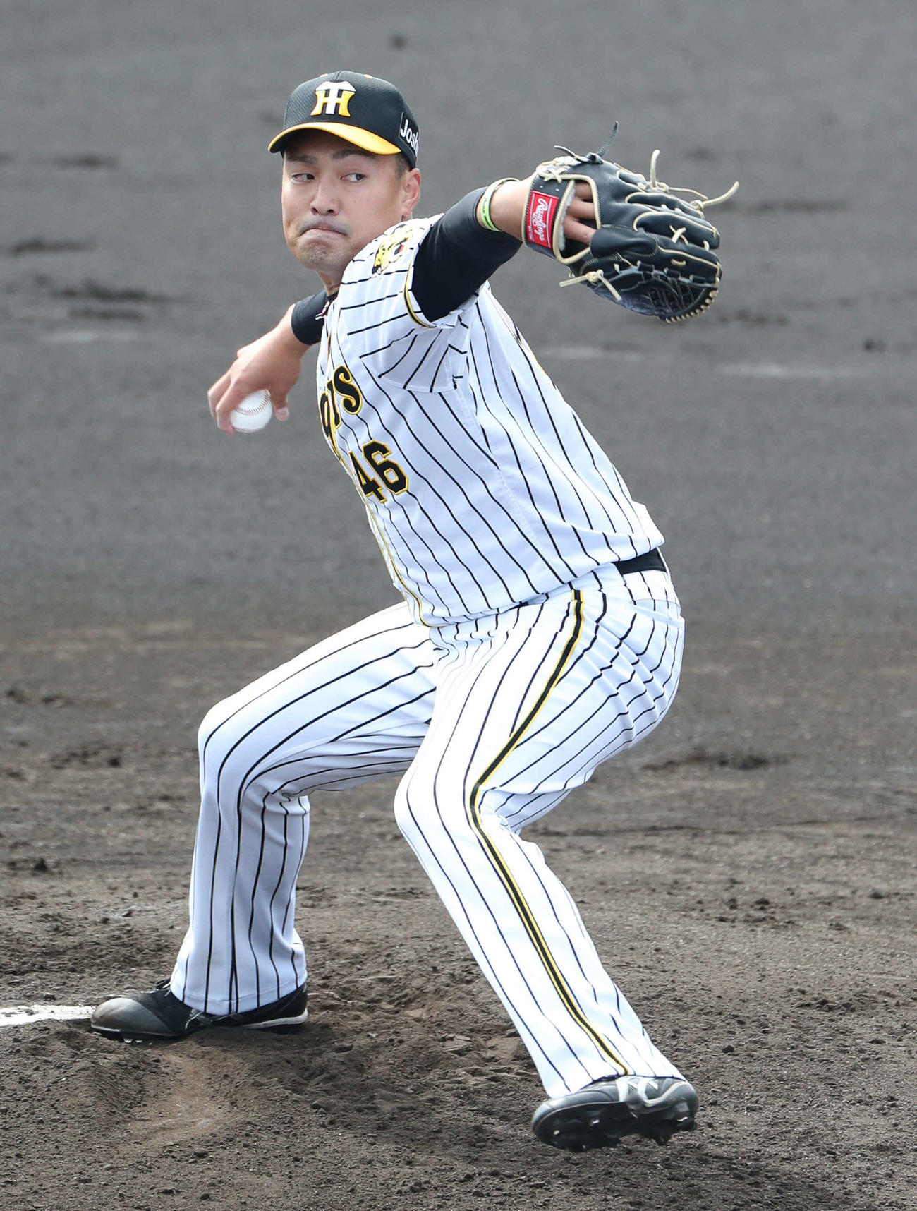 2軍戦に先発し、5回1失点の秋山（代表撮影）