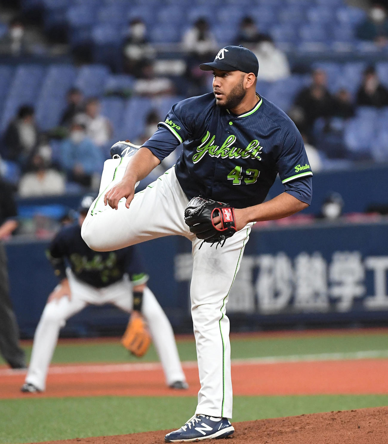 オリックス対ヤクルト　ヤクルト先発のスアレス（撮影・前岡正明）