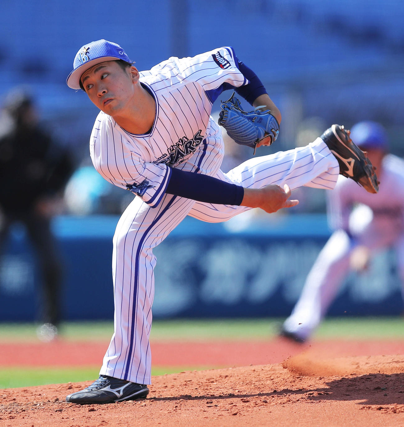 DeNA対日本ハム　2回表日本ハム無死、力投する入江（撮影・河田真司）