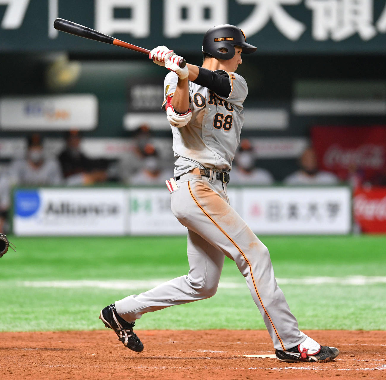 ソフトバンク対巨人　5回表巨人無死、秋広は二ゴロに倒れる（撮影・岩下翔太）