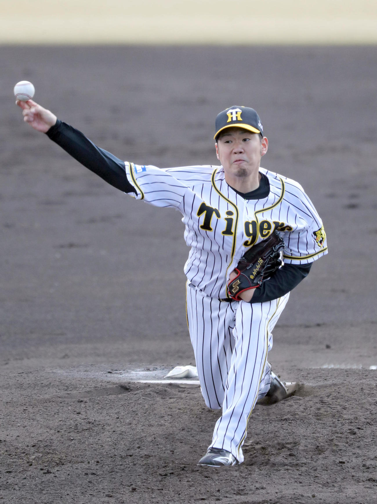 2軍戦に登板し4イニングを無失点に抑えた西勇（代表撮影）