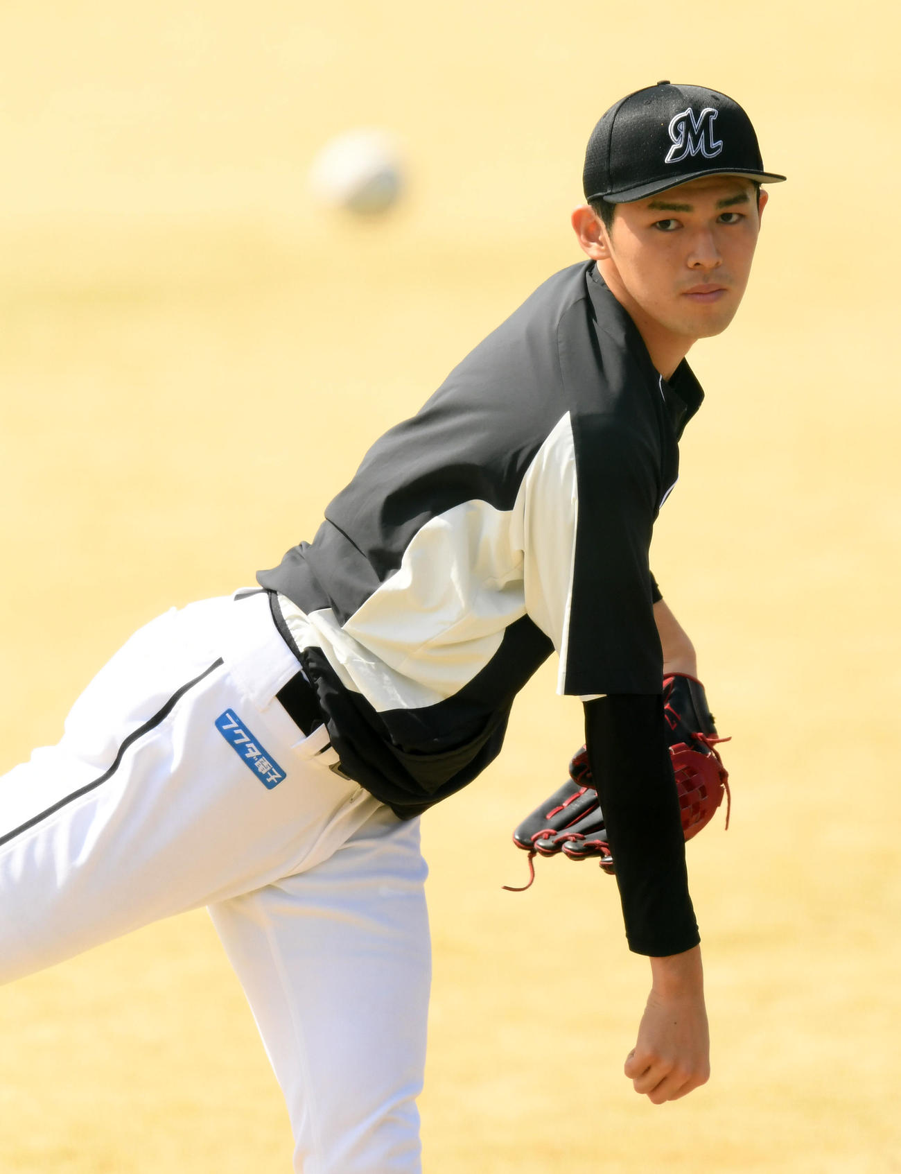 ロッテ佐々木朗希（2021年3月11日撮影）