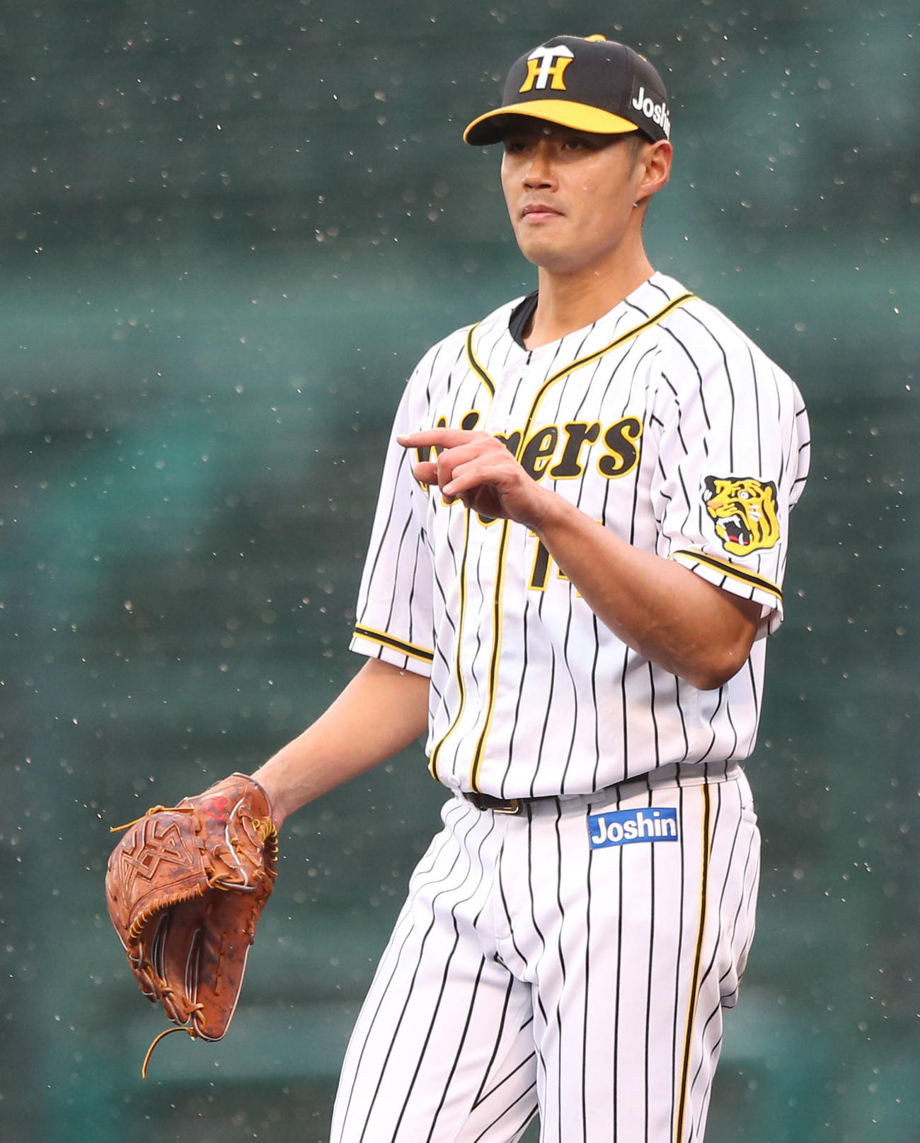 阪神対西武　6回、阪神2番手で登板のチェン・ウェイン（撮影・上山淳一）