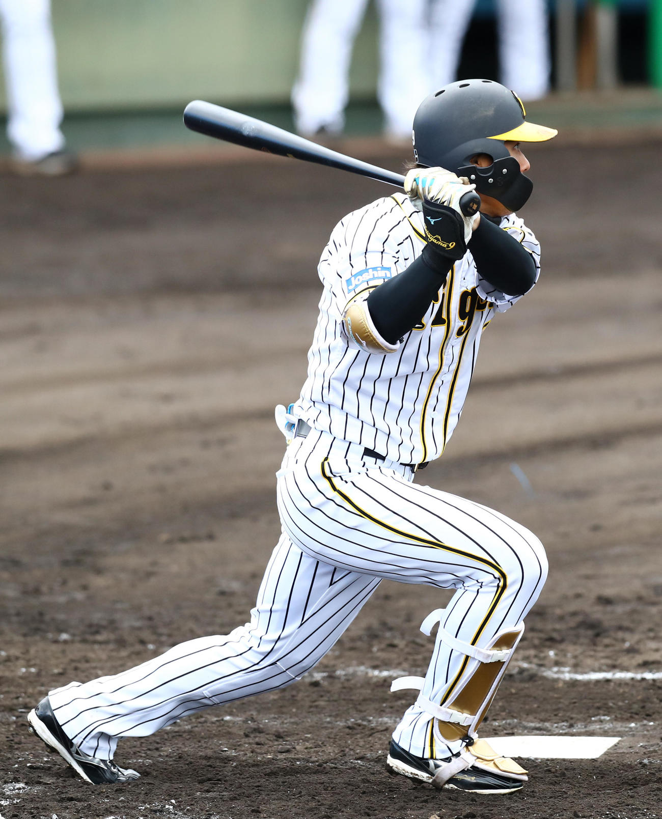 2軍戦で左前打を放つ高山（代表撮影）