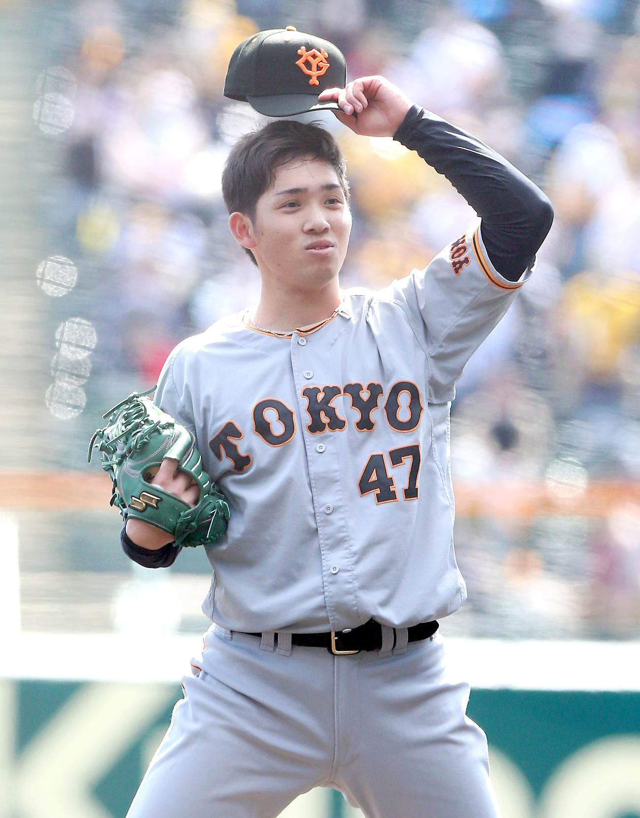 14日の阪神戦に先発した巨人高橋（撮影・上山淳一）
