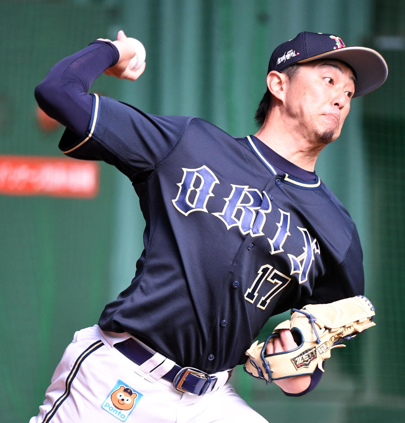 オリックス増井浩俊（2021年2月7日撮影）