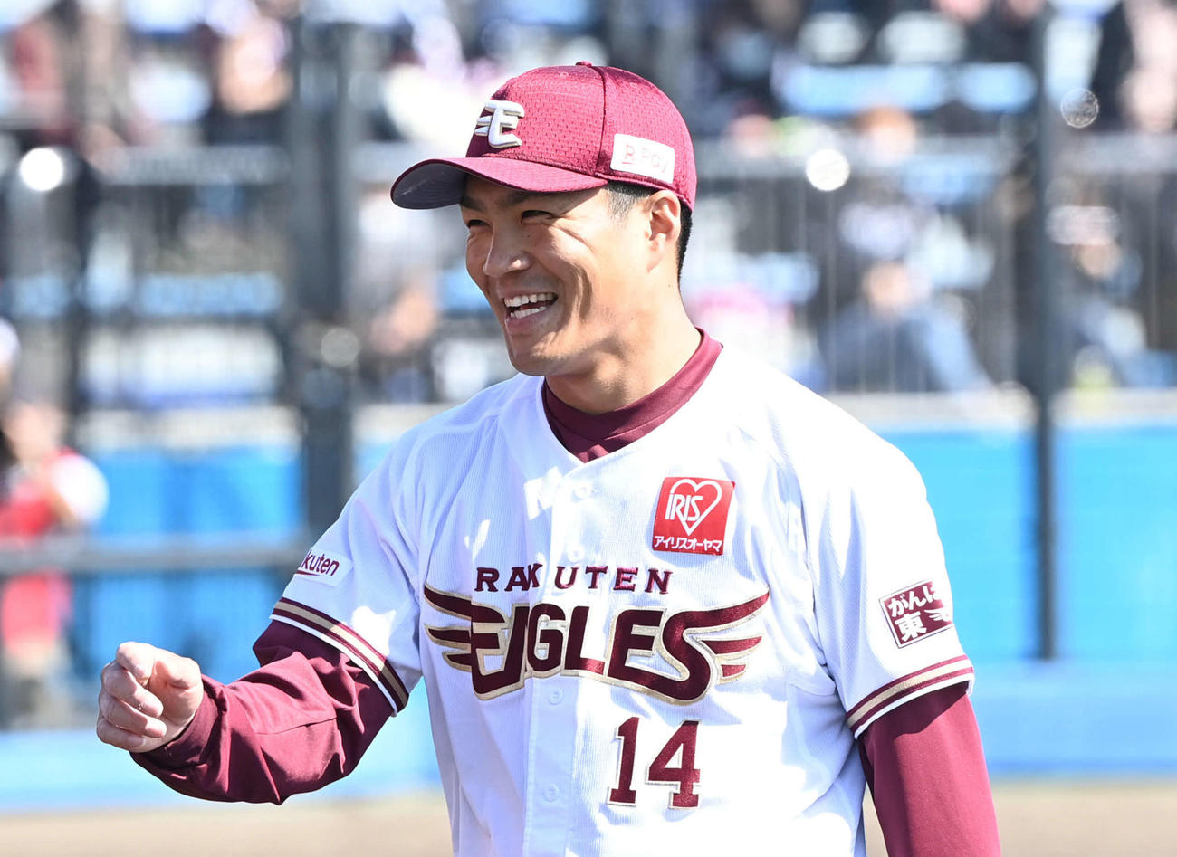 楽天則本昂大（2021年3月10日撮影）