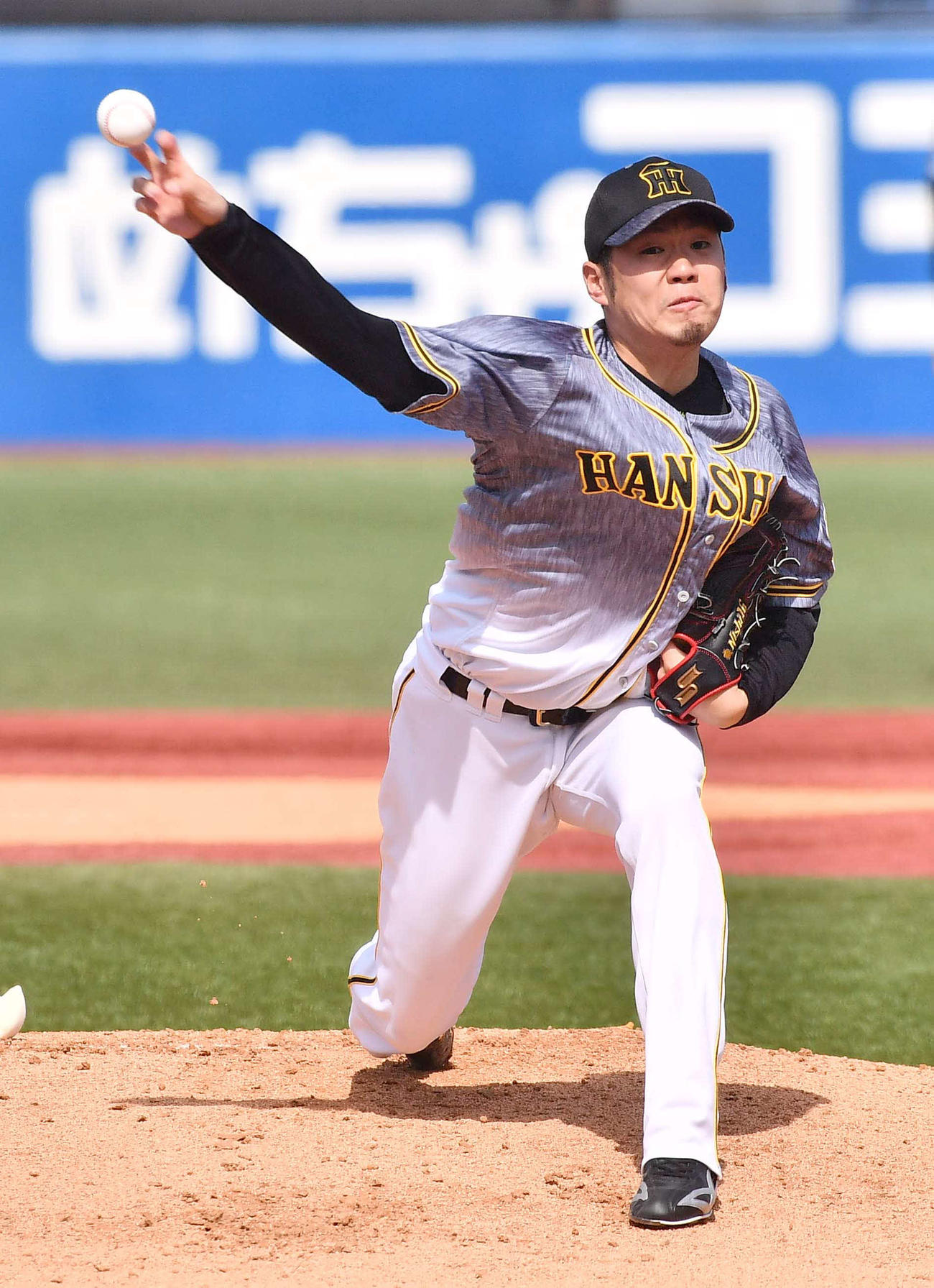 阪神先発西勇輝（撮影・上田博志）