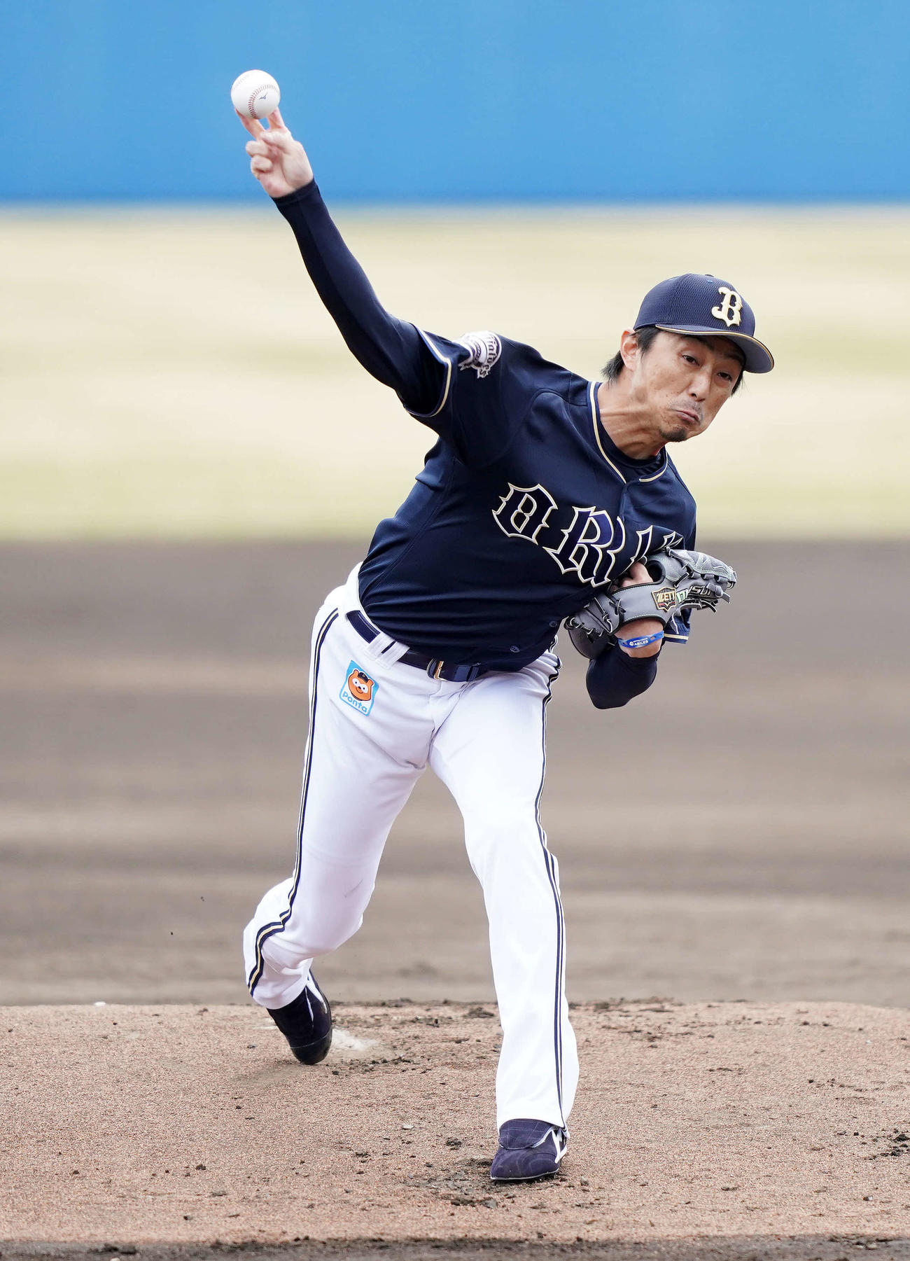 楽天対オリックス　オリックス先発の増井（撮影・江口和貴）