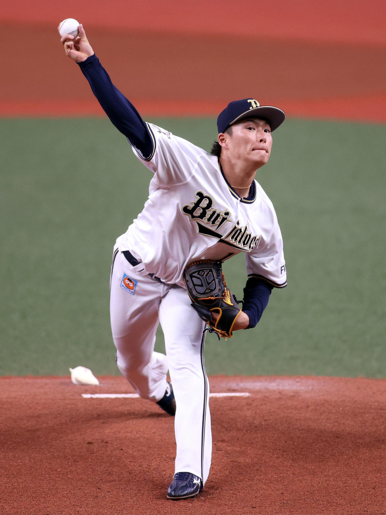 オリックス山本（2021年3月12日撮影）