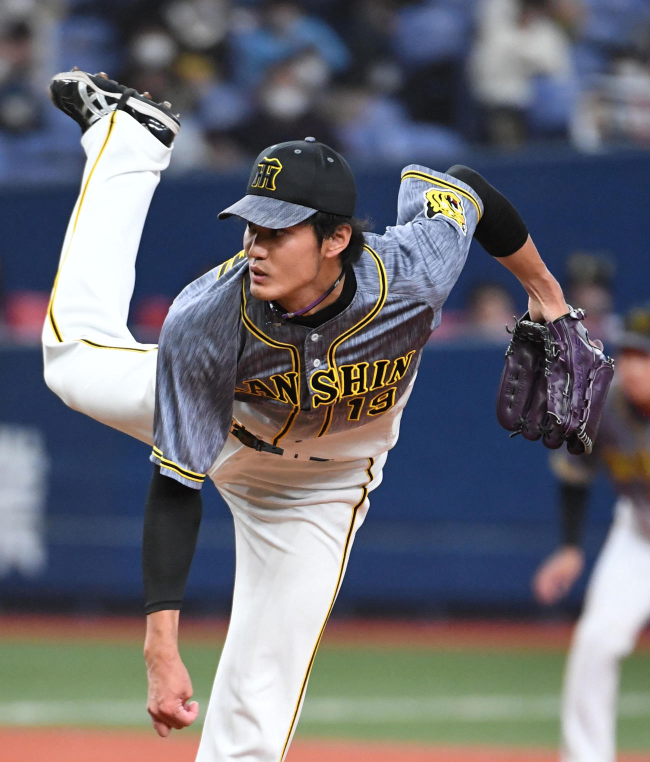 オリックス対阪神　阪神先発の藤浪（撮影・前岡正明）