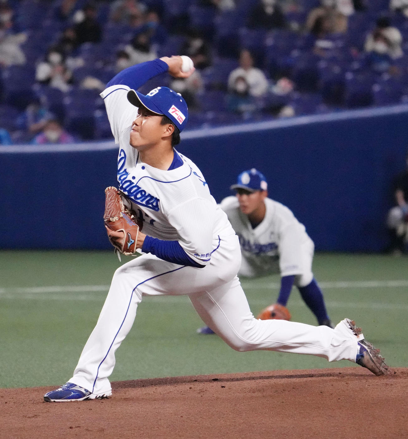 中日対日本ハム　中日先発の柳は5回8失点に終わる（撮影・森本幸一）