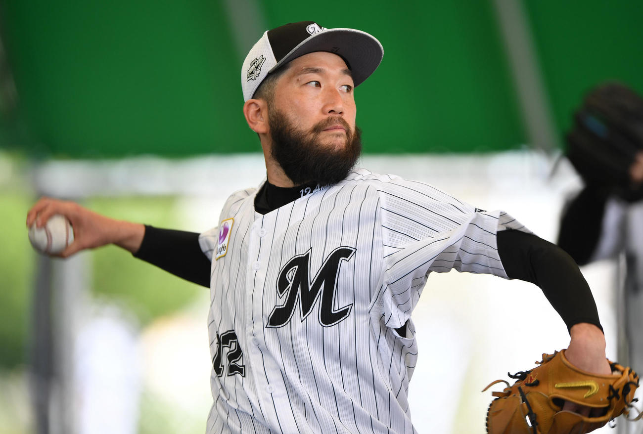 ロッテ石川（2021年2月2日撮影）