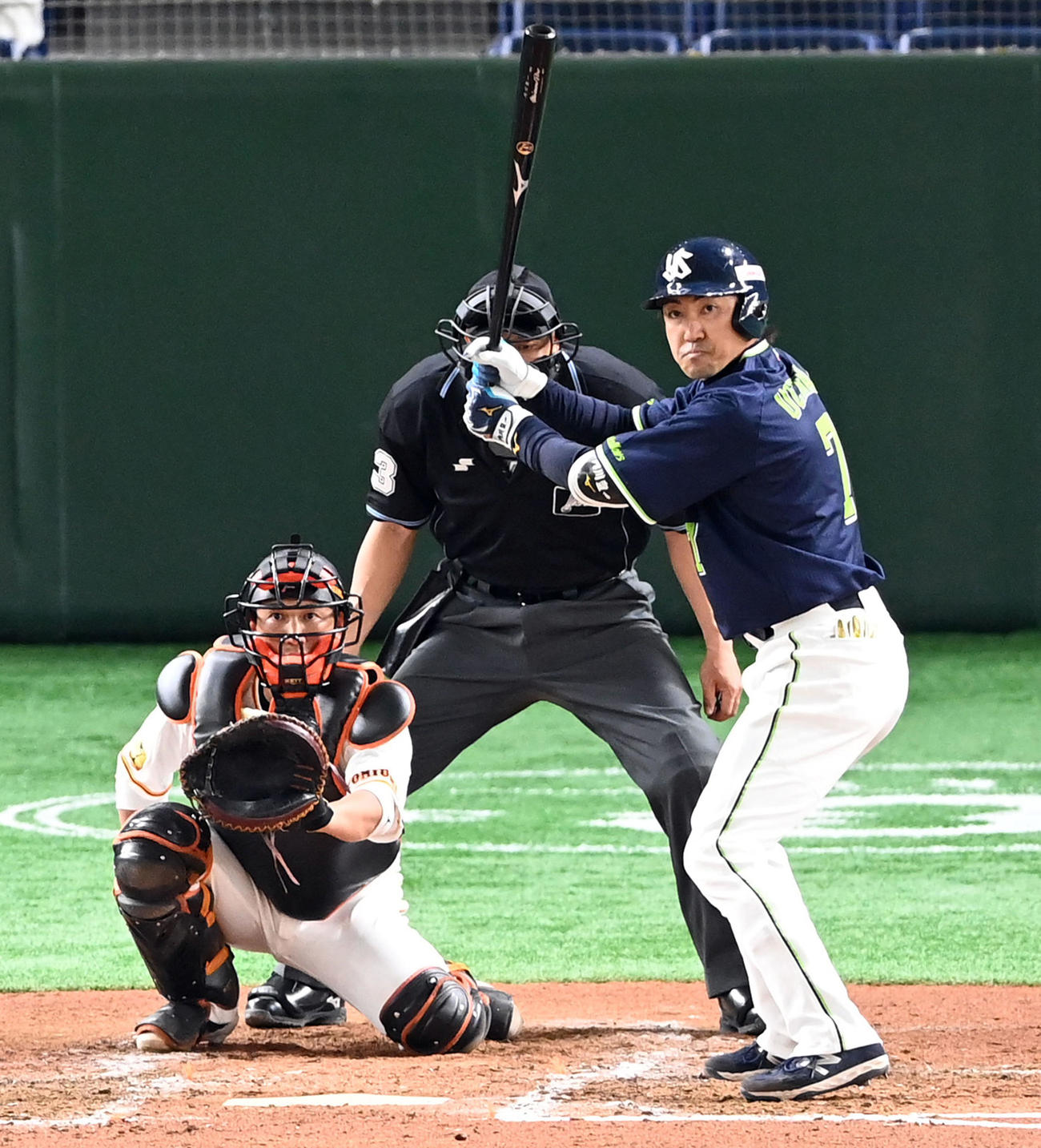 ヤクルト内川聖一（2021年3月3日撮影）