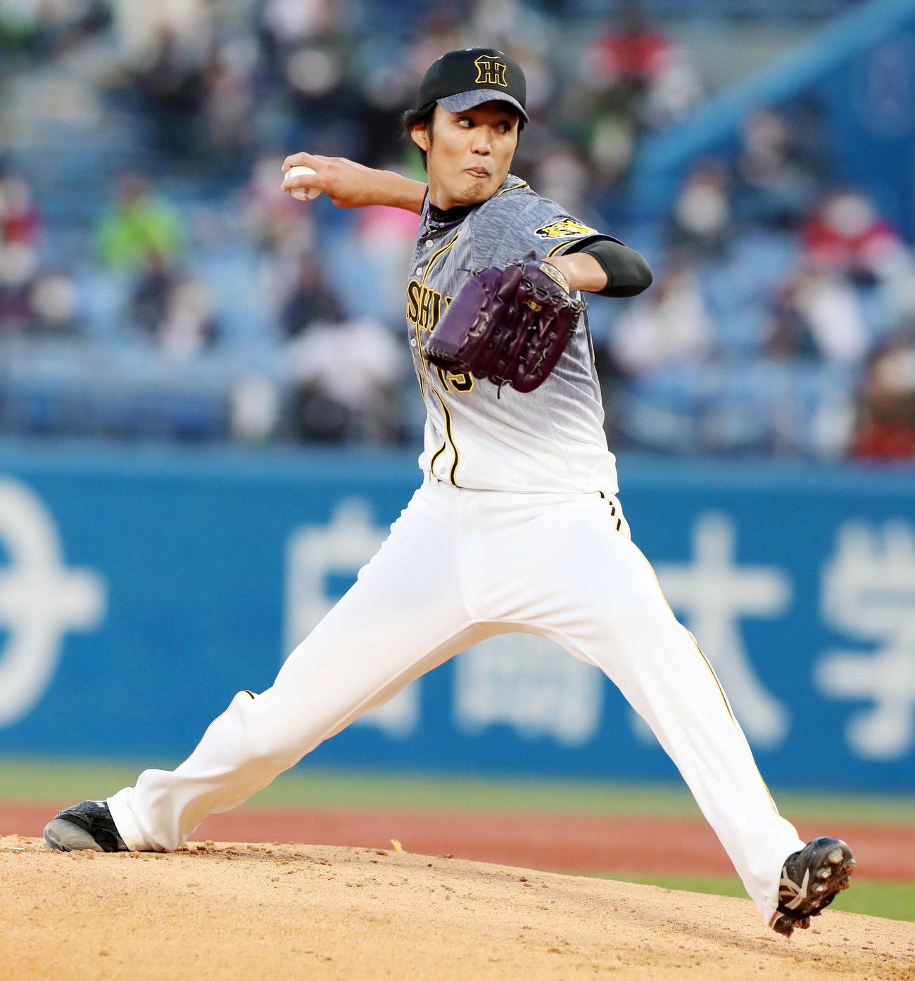 ヤクルト対阪神　ヤクルト戦に先発する藤浪（撮影・加藤哉）