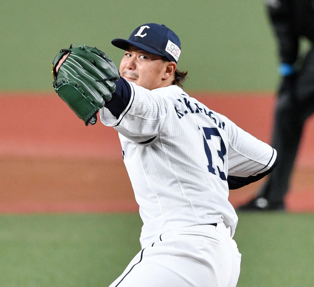 西武対オリックス　西武先発の高橋（撮影・滝沢徹郎）