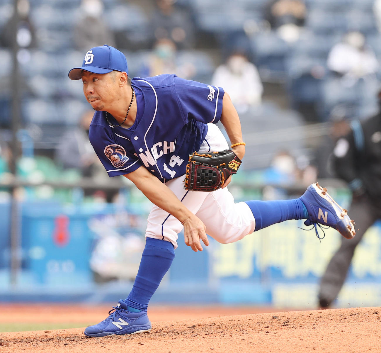 中日谷元圭介（2021年3月12日撮影）