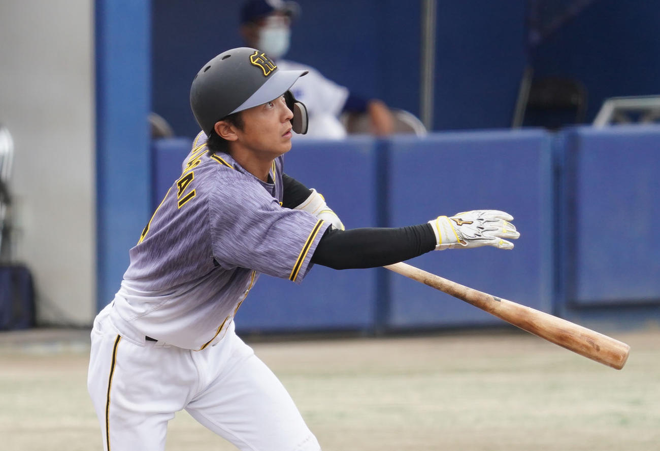 阪神熊谷敬宥（2020年6月10日撮影）