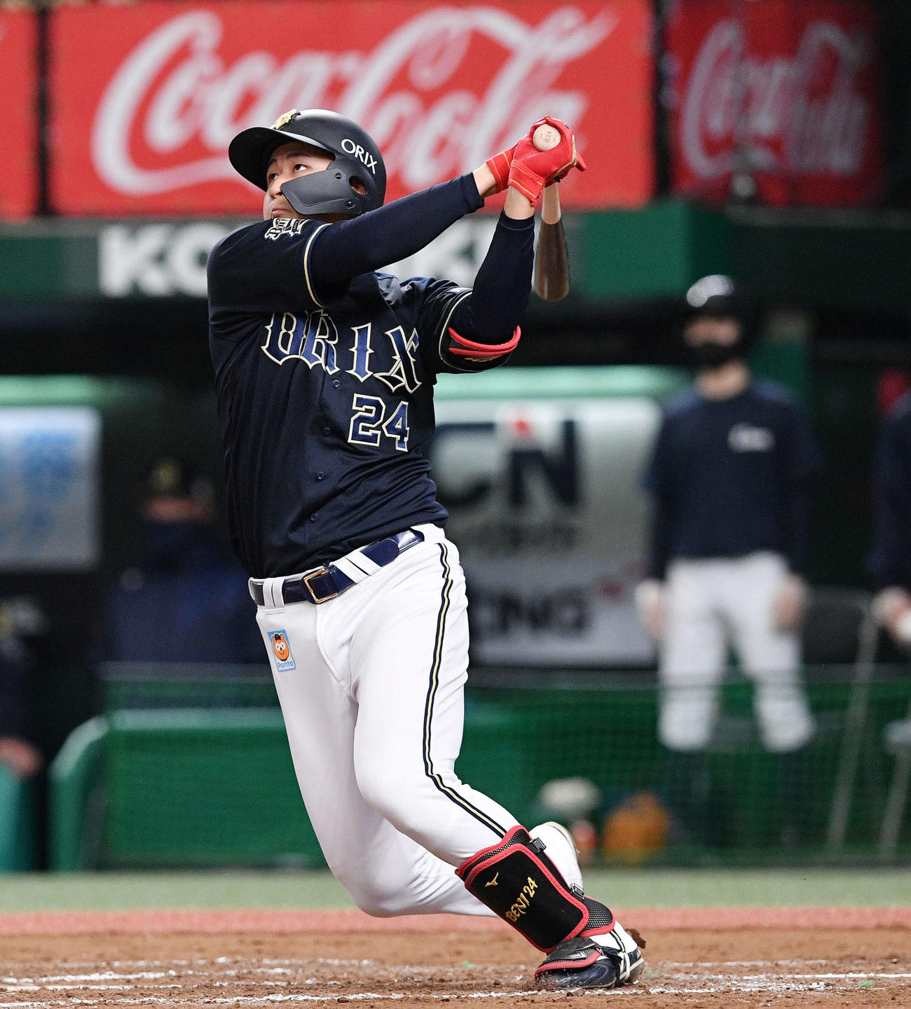 西武対オリックス　7回表オリックス無死、紅林は左越えソロ本塁打を放つ（撮影・滝沢徹郎）