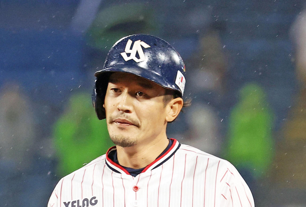 ヤクルト坂口智隆（2020年9月15日撮影）