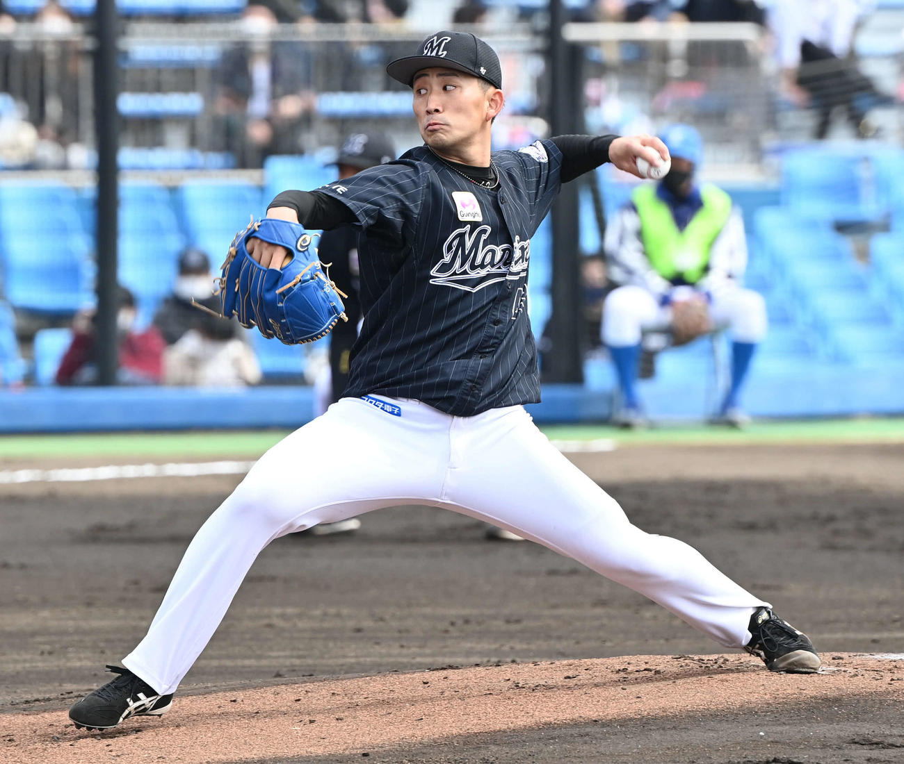 ロッテ小島和哉（2021年3月9日撮影）