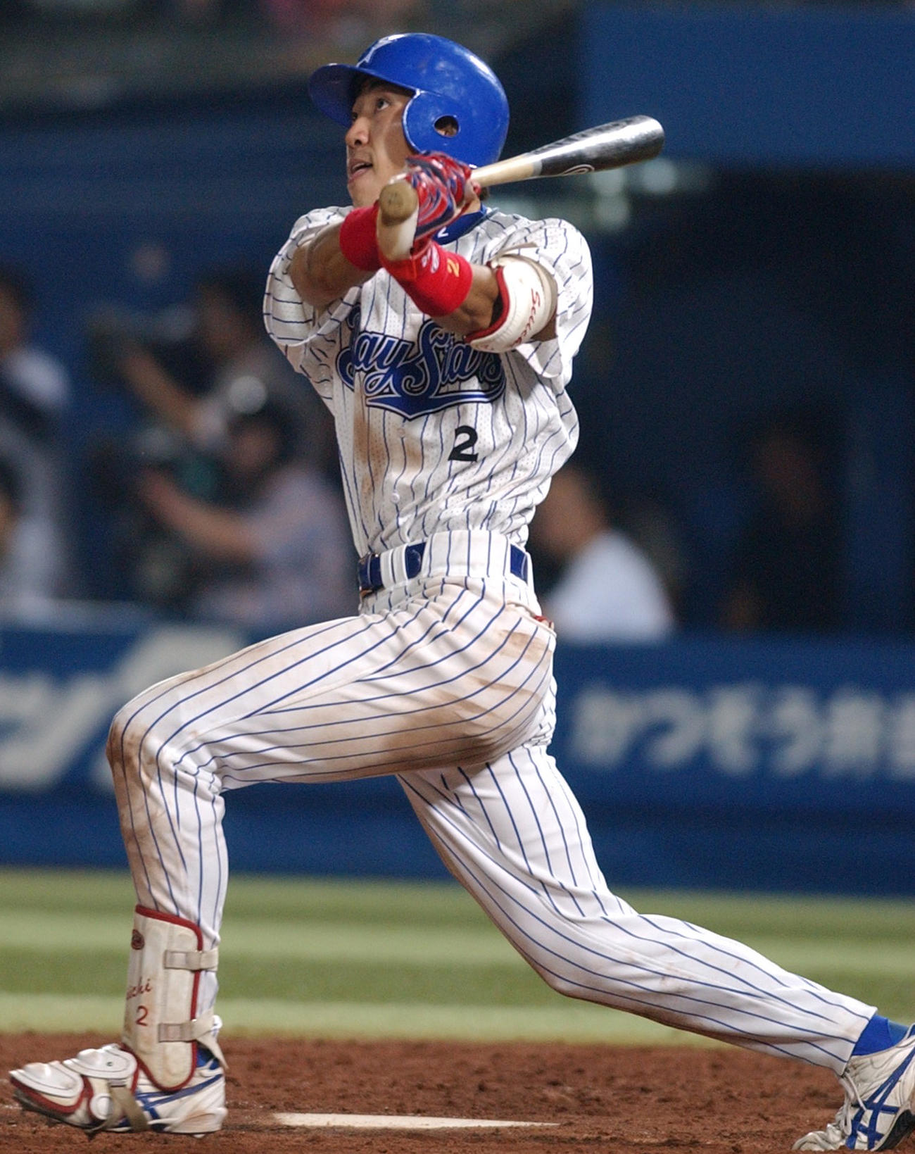 横浜（現DeNA）時代の内川（2003年6月3日撮影）