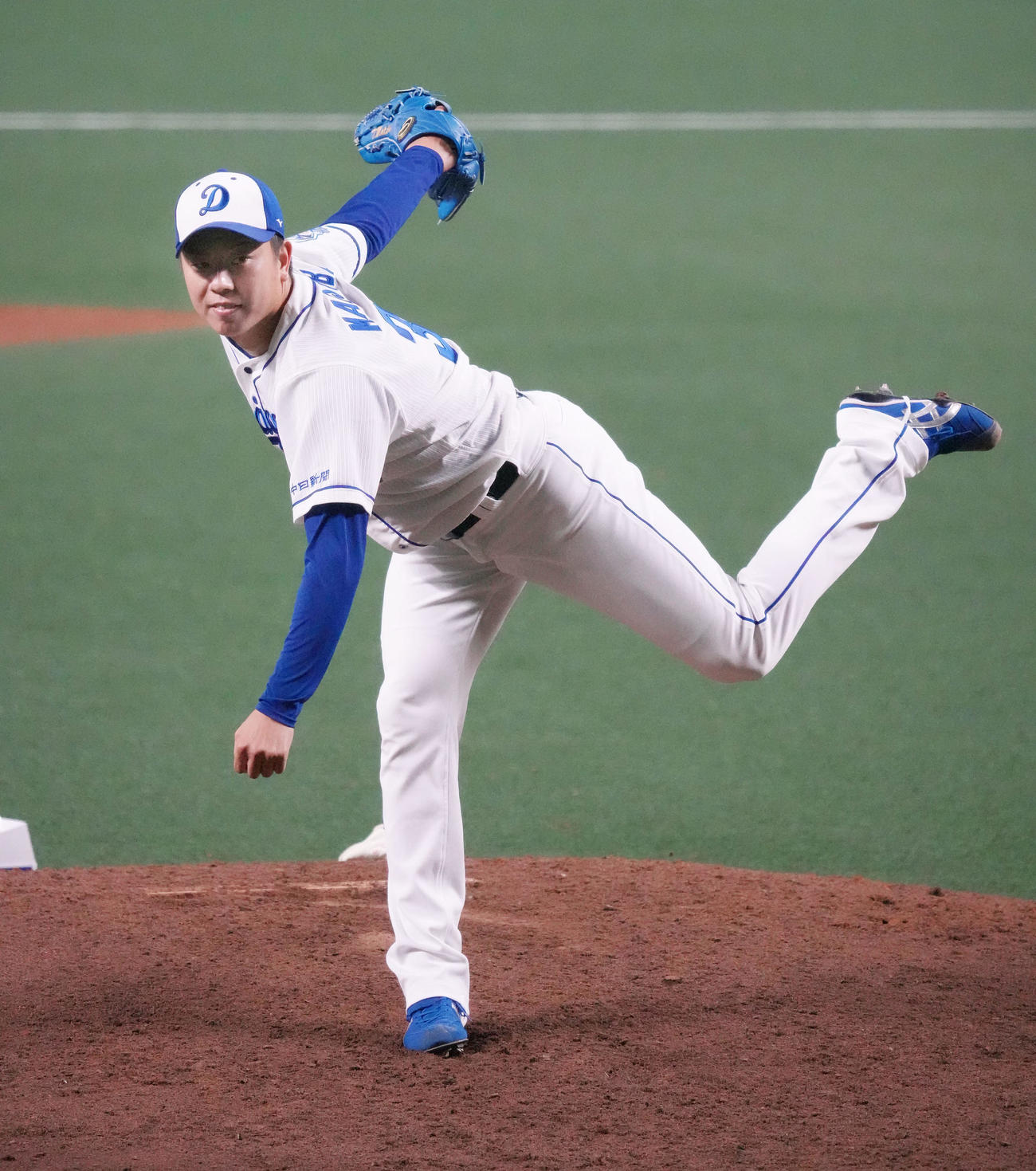 中日松葉貴大（2021年3月29日撮影）
