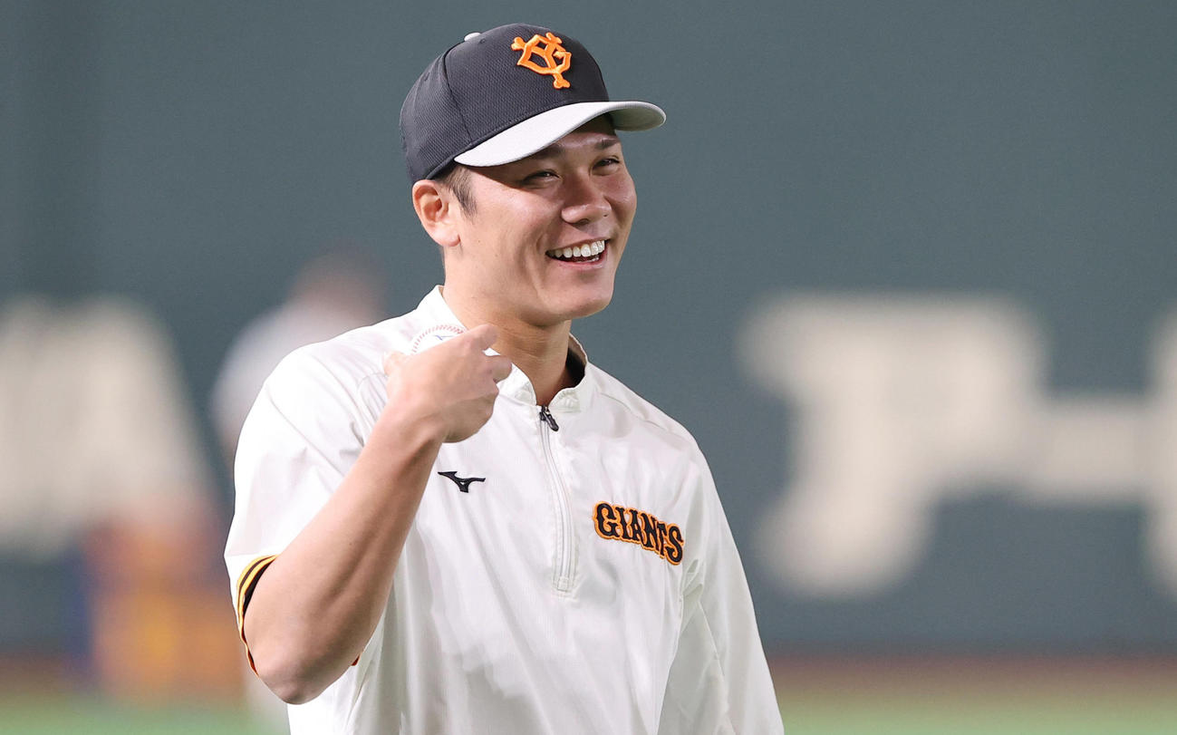 巨人坂本勇人（2021年3月19日撮影）
