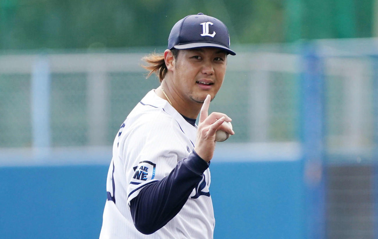 西武高橋光成（2021年2月17日撮影）