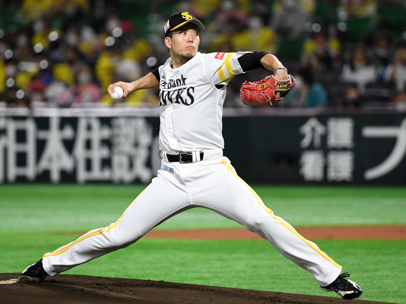 ソフトバンク千賀滉大（2020年11月14日撮影）
