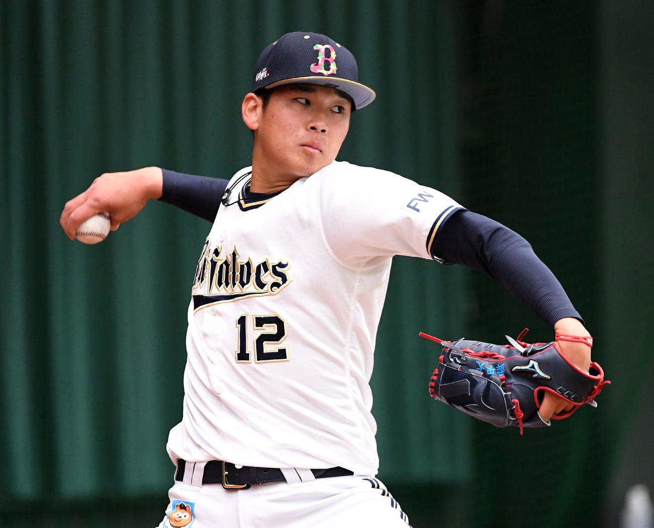山下舜平大（2021年2月12日撮影）