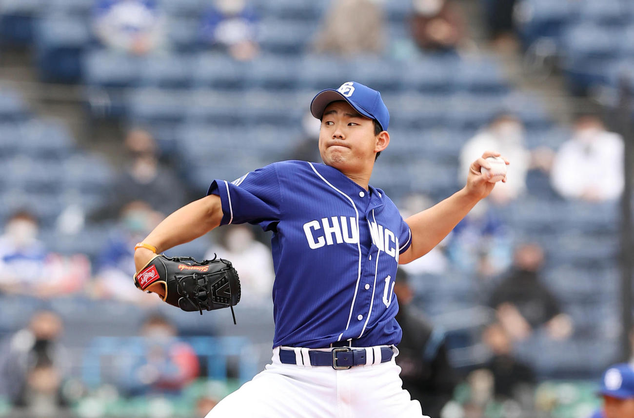 小笠原慎之介（2021年3月12日撮影）