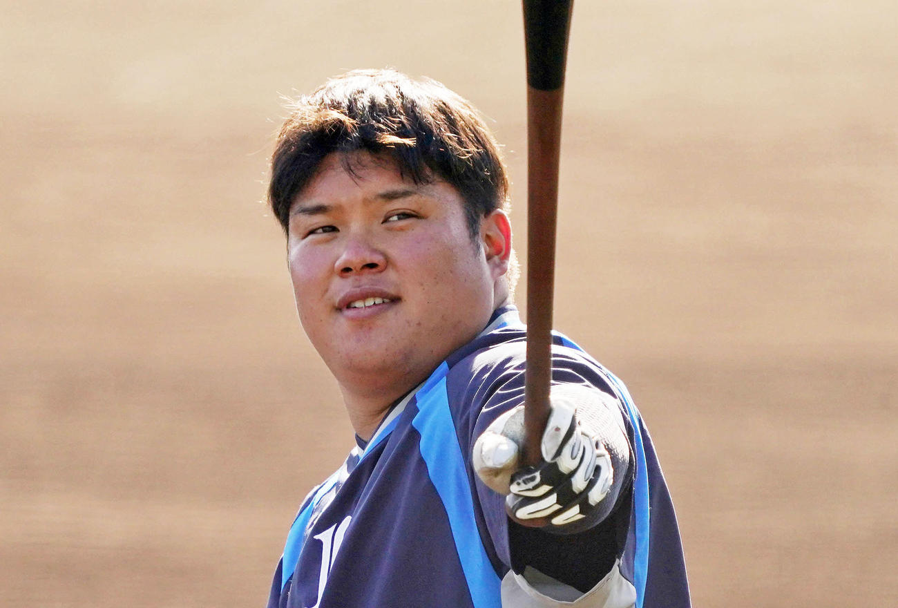 西武渡部健人（2021年2月8日撮影）